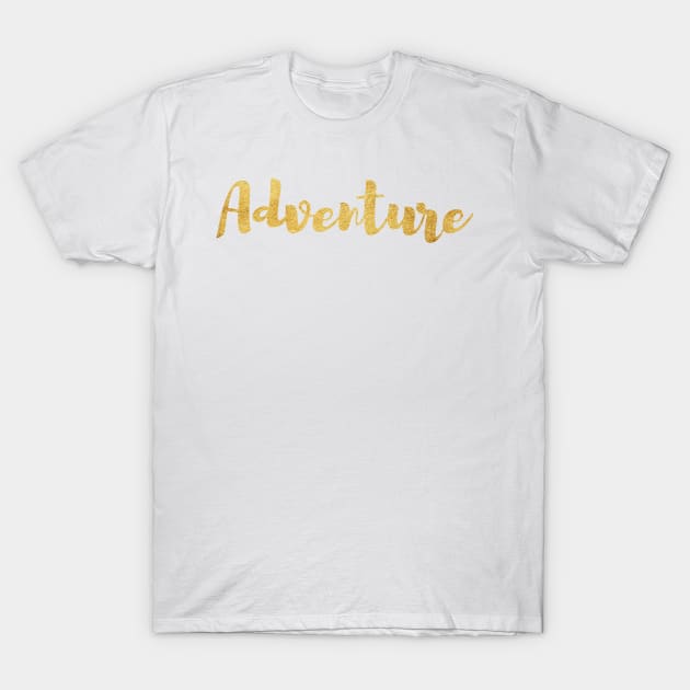 Adventure in Gold T-Shirt by Seven Mustard Seeds